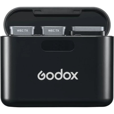 Godox Wec 2-person Wireless Microphone System for Cameras and Mobile Devices (2.4 Ghz) • Camerastuff • South Africa