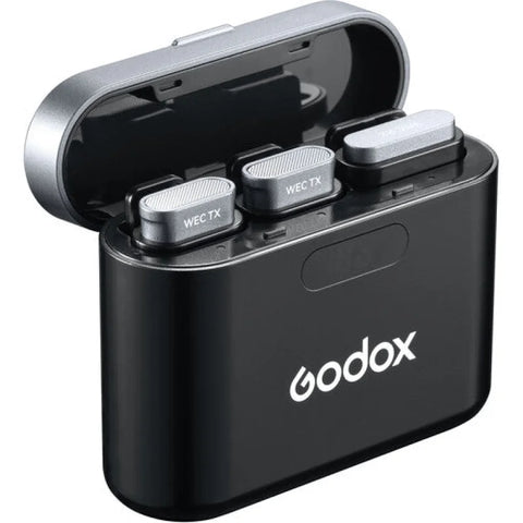Godox Wec 2-person Wireless Microphone System for Cameras and Mobile Devices (2.4 Ghz) • Camerastuff • South Africa