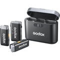 Godox Wec 2-person Wireless Microphone System for Cameras and Mobile Devices (2.4 Ghz) • Camerastuff • South Africa