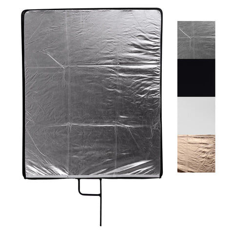Hylow 4-in-1 76x91cm Reflector Set with Aluminium Frame for C-Stand HL-M24-30 | Reflectors