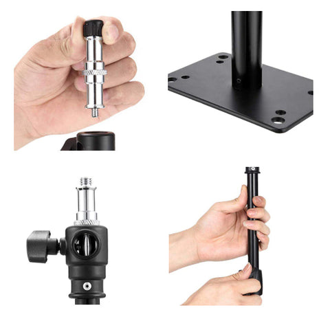 Hylow Adjustable Ceiling Wall Mount (HL-L-600D) | Boom stand Poles wall mounts