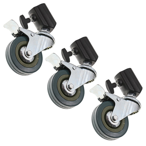 Hylow Caster Wheels for Light Stand (Set of 3)