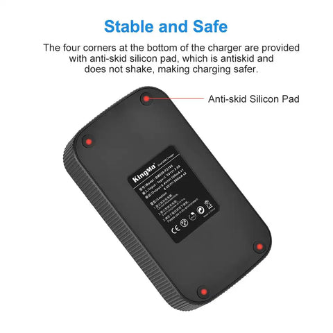 KingMa 2-Pack 2000mAh NP-FZ100 Battery and LCD Dual USB Charger for Sony Alpha