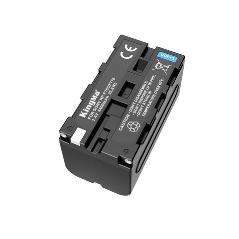 KingMa 4400mAh NP-F750/F770 Battery For LED Constant Light and Video Cameras