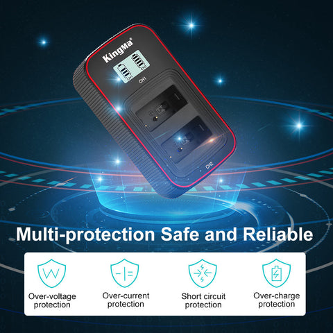 Kingma Bm058 Usb-c Dual Battery Charger for Canon Lp-e17 • Camerastuff • South Africa