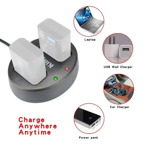 Kingma Canon LP-E5 Dual USB Camera Battery Charger