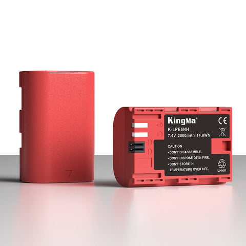 Kingma Canon LP-E6NH Camera Battery 2000mAh