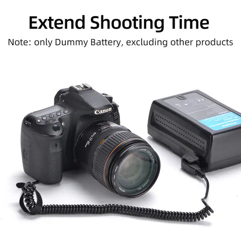 Kingma D-TAP to Canon LP-E6 Dummy Battery Adaptor