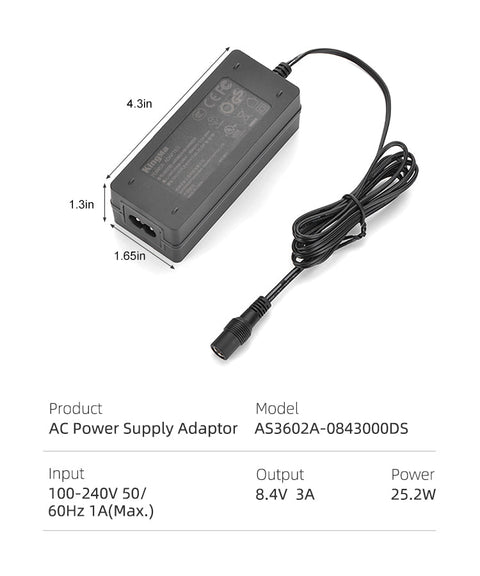 Kingma Dr-lpe17 Lp-e17 Canon Dummy Battery + Ac-power Supply with Plug • Camerastuff • South Africa