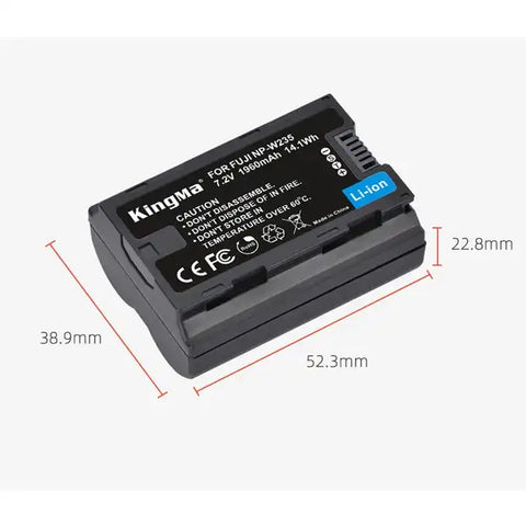 Kingma Fujifilm NP-W235 Camera Battery 1960mAh
