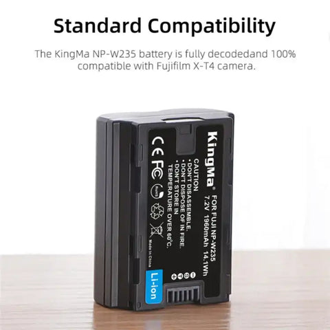 Kingma Fujifilm NP-W235 Camera Battery 1960mAh