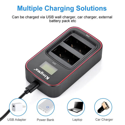 Kingma Fujifilm NP-W235 LCD Dual USB Camera Battery Charger