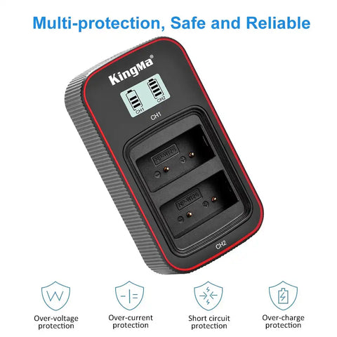 Kingma Fujifilm NP-W235 LCD Dual USB Camera Battery Charger