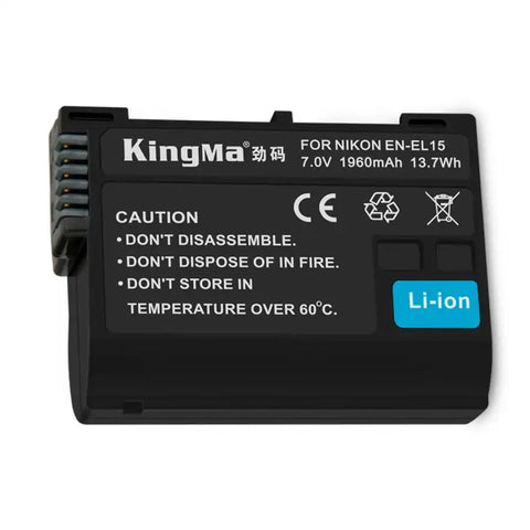 Kingma Nikon EN-EL15 Camera Battery 1960mAh