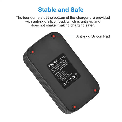 KingMa BM058 EN-EL15 LCD Dual USB-C Charger for Nikon