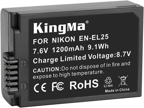 Kingma Nikon EN-EL25 Camera Battery 1350mAh