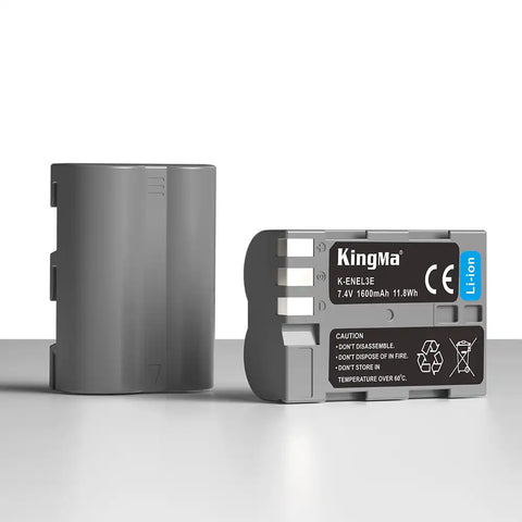 Kingma Nikon EN-EL3e Battery 1600mAh, includes a battery protective box