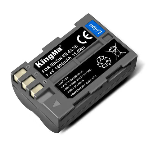 Kingma Nikon EN-EL3e Battery 1600mAh, includes a battery protective box