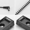 Kingma Np-fz100 Dummy Battery Dc Coupler with Np-f Adapter Plate Kit • Camerastuff • South Africa