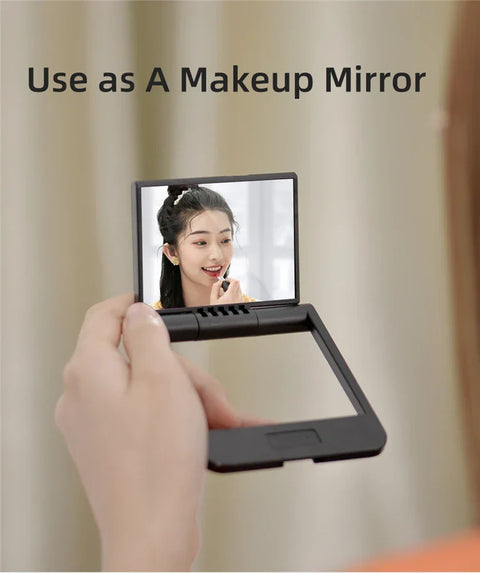 Kingma Portable VL009 Selfie or Vlogging Mirror with Cold Shoe Mount