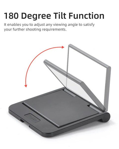 Kingma Portable VL009 Selfie or Vlogging Mirror with Cold Shoe Mount