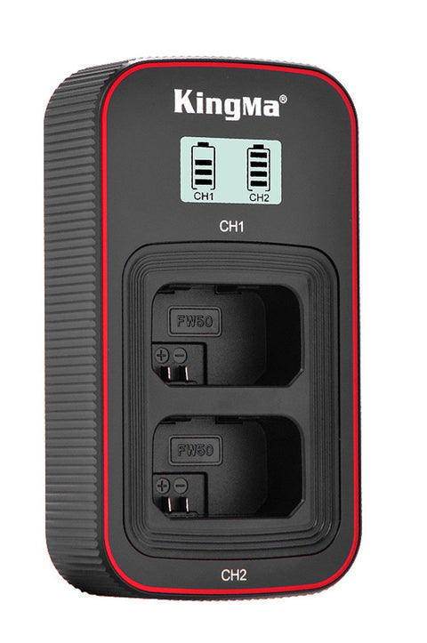Kingma Sony NP-FW50 LCD Dual USB Camera Battery Charger