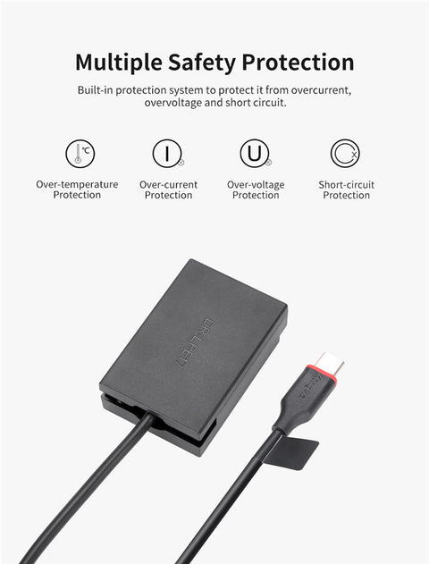 Kingma Tc-lpe17 Lp-e17 Usb-c Replacement Dummy Battery Adapter for Canon • Camerastuff • South Africa