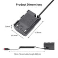Kingma Tc-lpe6 Lp-e6 Usb-c Replacement Dummy Battery Adapter for Canon • Camerastuff • South Africa