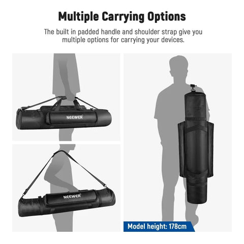 Neewer 100cm Nylon Light Stand & Tripod Carry Bag • Camerastuff • South Africa