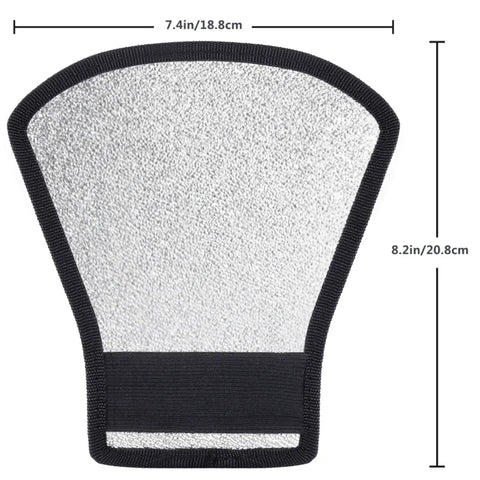 Neewer 2-in-1 Silver/white Reflector Bounce Card for Speedlights • Camerastuff • South Africa