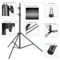 Neewer 2-pack 300cm Spring-loaded Light Stand Kit with Sandbags • Camerastuff • South Africa