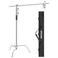 Neewer 300cm Adjustable C-stand Light Stand with Extension Boom Arm Removable Turtle-base and Carry Bag • Camerastuff