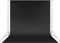Neewer 3x3.6m Black Polyester Fabric Backdrop • Camerastuff • South Africa