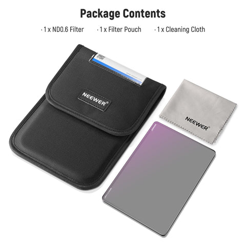 Neewer 4’’ x 5.65’’ Nd Filter for Camera Lens Nd1.8 6-stop Reduction Matte Box • Camerastuff • South Africa