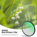 Neewer 49mm Black Diffusion 1/4 Filter Dream Cinematic Effect Camera • Camerastuff • South Africa