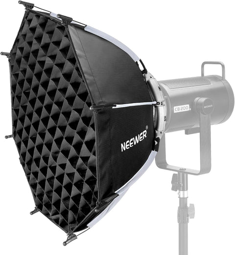 Neewer 55cm Octagonal Nylon Alloy Quick Release Softbox with Grid • Camerastuff • South Africa