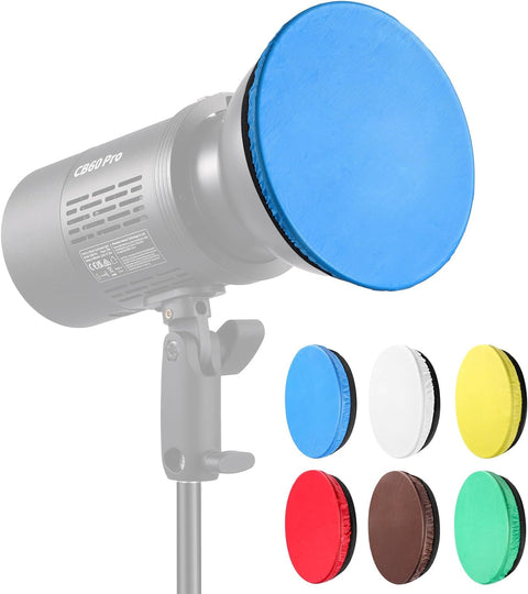 Neewer 6-pack Elastic Colour Diffusers for 18cm Standard Reflector • Camerastuff • South Africa