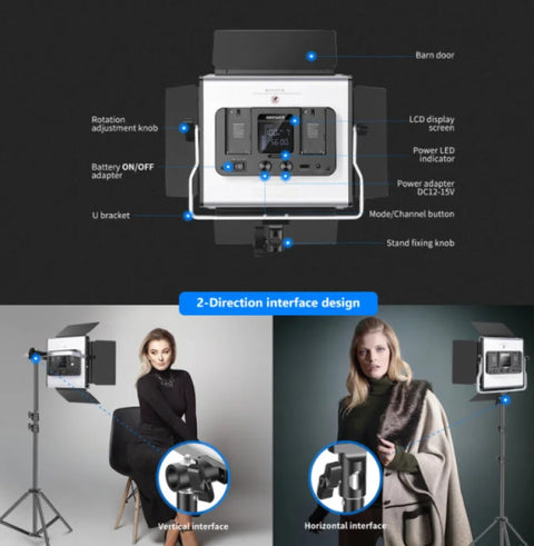 Neewer 660 Pro 50w Rgb-ww Led Video Light Panel • Camerastuff • South Africa