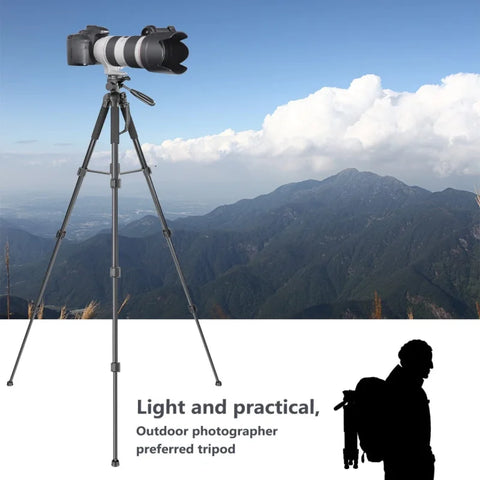 Neewer 70’’/177cm Portable Aluminium 2-in-1 Tripod and Monopod with Pan Tilt Head • Camerastuff • South Africa