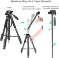 Neewer 70’’/177cm Portable Aluminium 2-in-1 Tripod and Monopod with Pan Tilt Head • Camerastuff • South Africa
