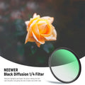 Neewer 72mm Black Diffusion 1/4 Filter Dream Cinematic Effect Camera • Camerastuff • South Africa