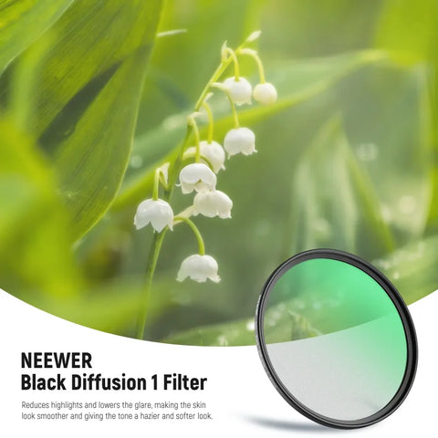 Neewer 77mm Black Diffusion 1/1 Filter Dream Cinematic Effect Camera • Camerastuff • South Africa