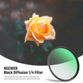 Neewer 77mm Black Diffusion 1/4 Filter Dream Cinematic Effect Camera • Camerastuff • South Africa