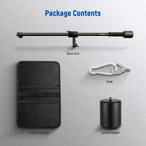 Neewer 90-156cm Boom Arm Including Weight and Sandbag