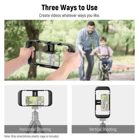 Neewer A104 Handheld Smartphone Video Camera Cage Rig • Camerastuff • South Africa