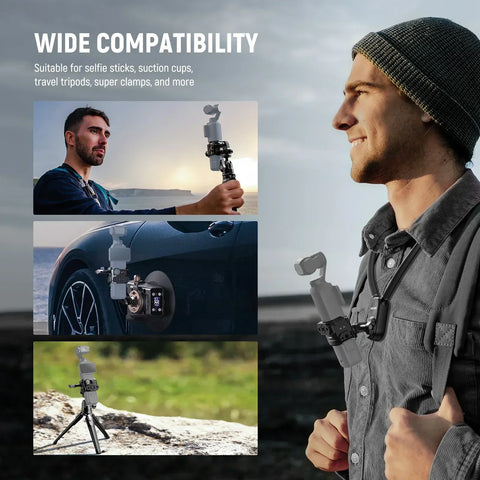 Neewer AC009 PRO Metal Cage For DJI Osmo Pocket 3  &  Bracket