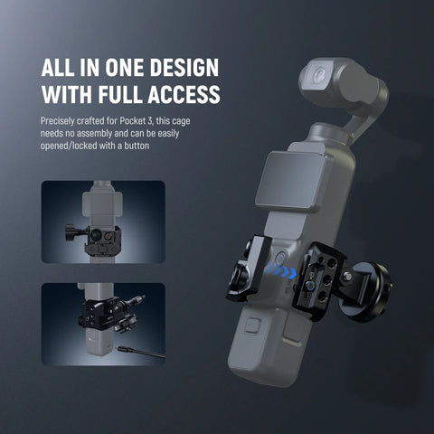 Neewer AC009 PRO Metal Cage For DJI Osmo Pocket 3