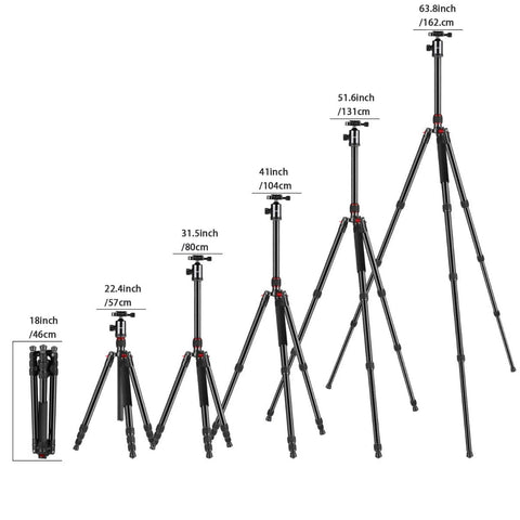 Neewer Aluminum Alloy 64 inches/162 Centimeters Camera Tripod Monopod | Tripods monopods and Sliders