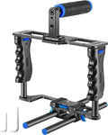 Neewer Aluminum Alloy Video Camera Film Cage & Rig with Top Side Handles • Camerastuff • South Africa