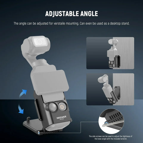 Neewer BASICS AC015 Magnetic Camera Mount 180° Rotate For DJI Osmo Pocket 3